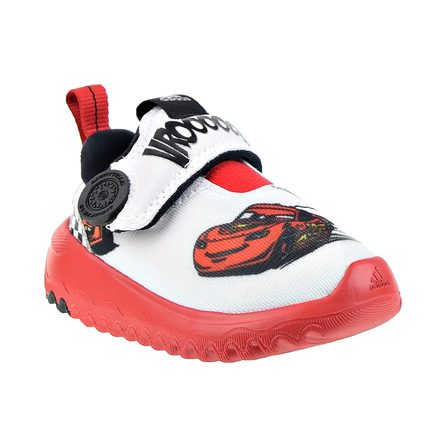 Adidas Grand Court Alpha 00's Shoes Adidas X Disney Suru365 Cars Slip-on Toddler's Shoes Cloud White-Silver-Red