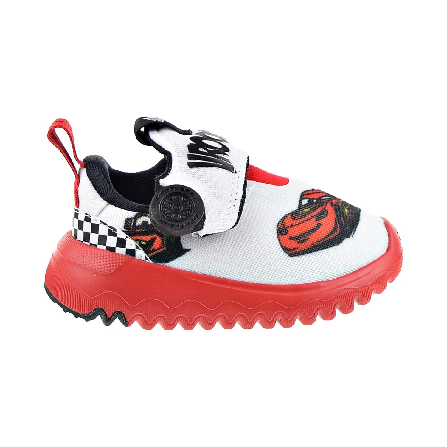 Adidas X Disney Suru365 Cars Slip-on Toddler's Shoes Cloud White-Silver-Red Fear Of God Shoes Adidas