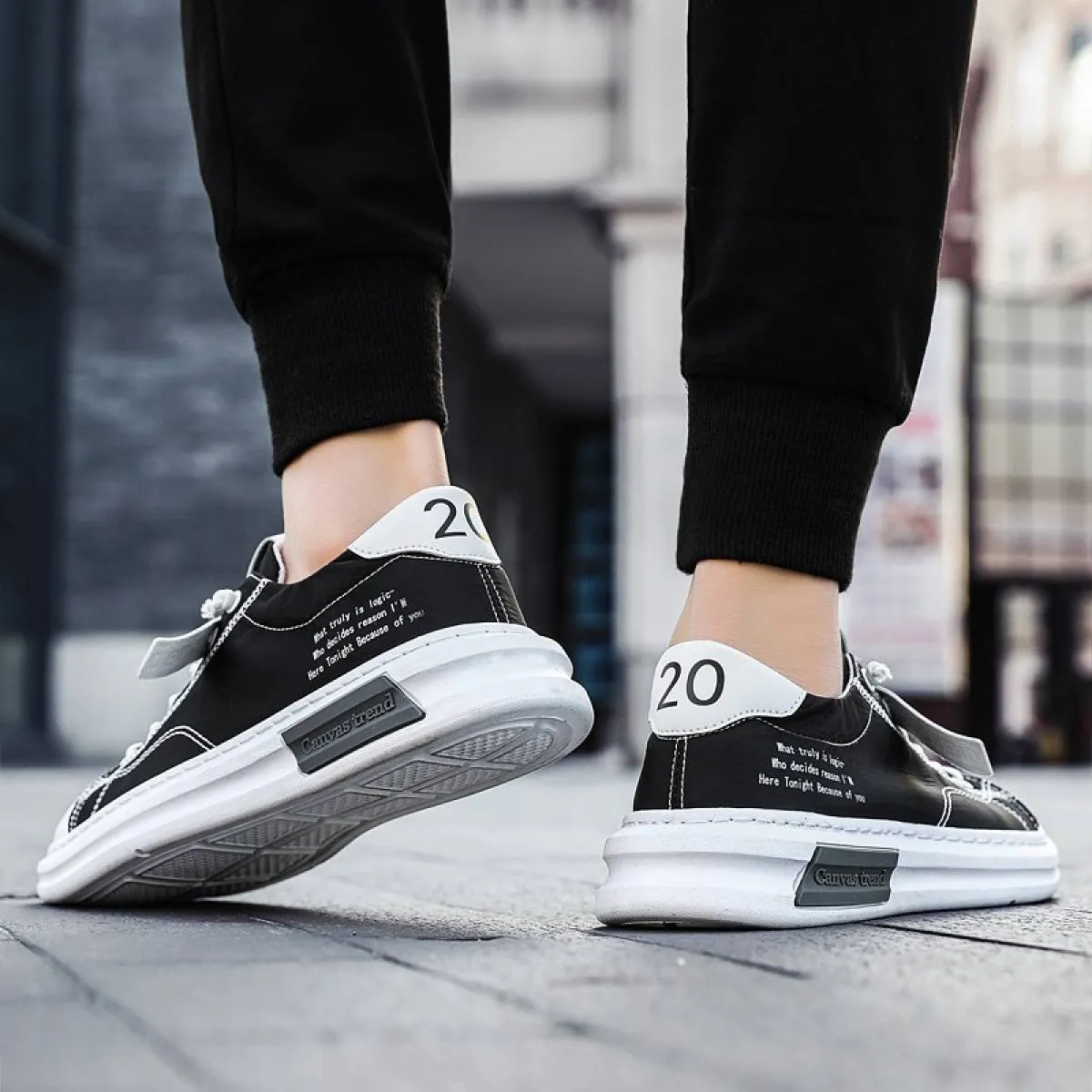 Portable Ballet Flat Shoes Men Sneakers Fashion Soft Leather Breathable Rubber Sole Round Toe Lace Up Flat Casual Shoes Street Style Sports Shoes Travel Walking Shoes