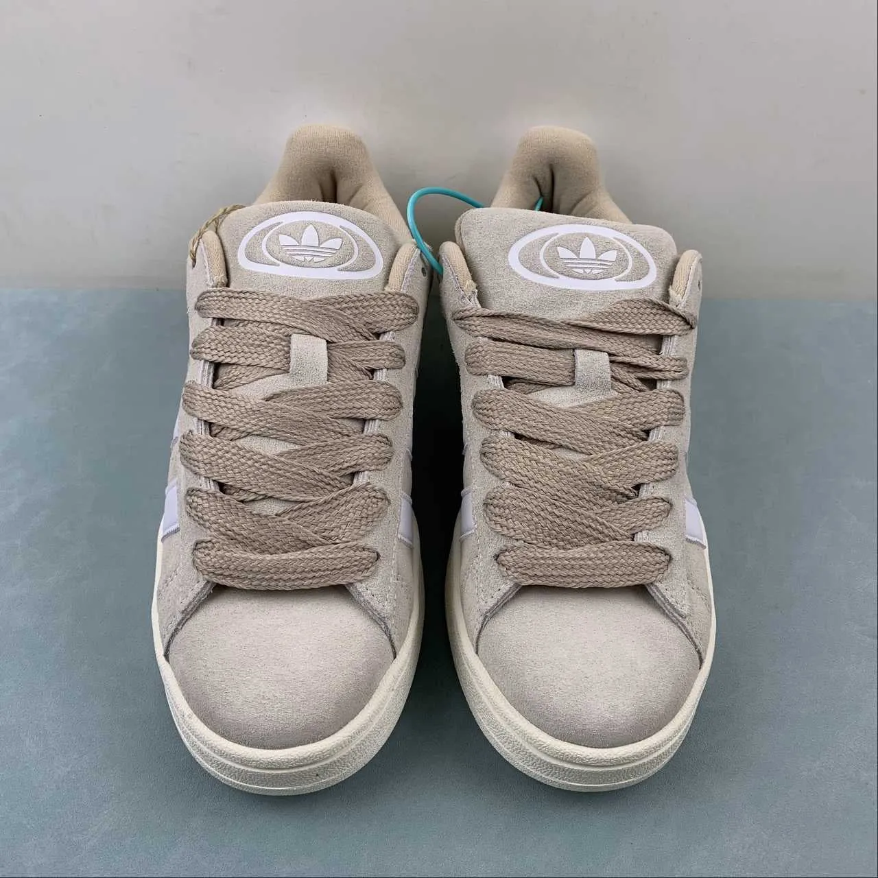 Adidas campus beige  shoes Adidas No Laces Shoes