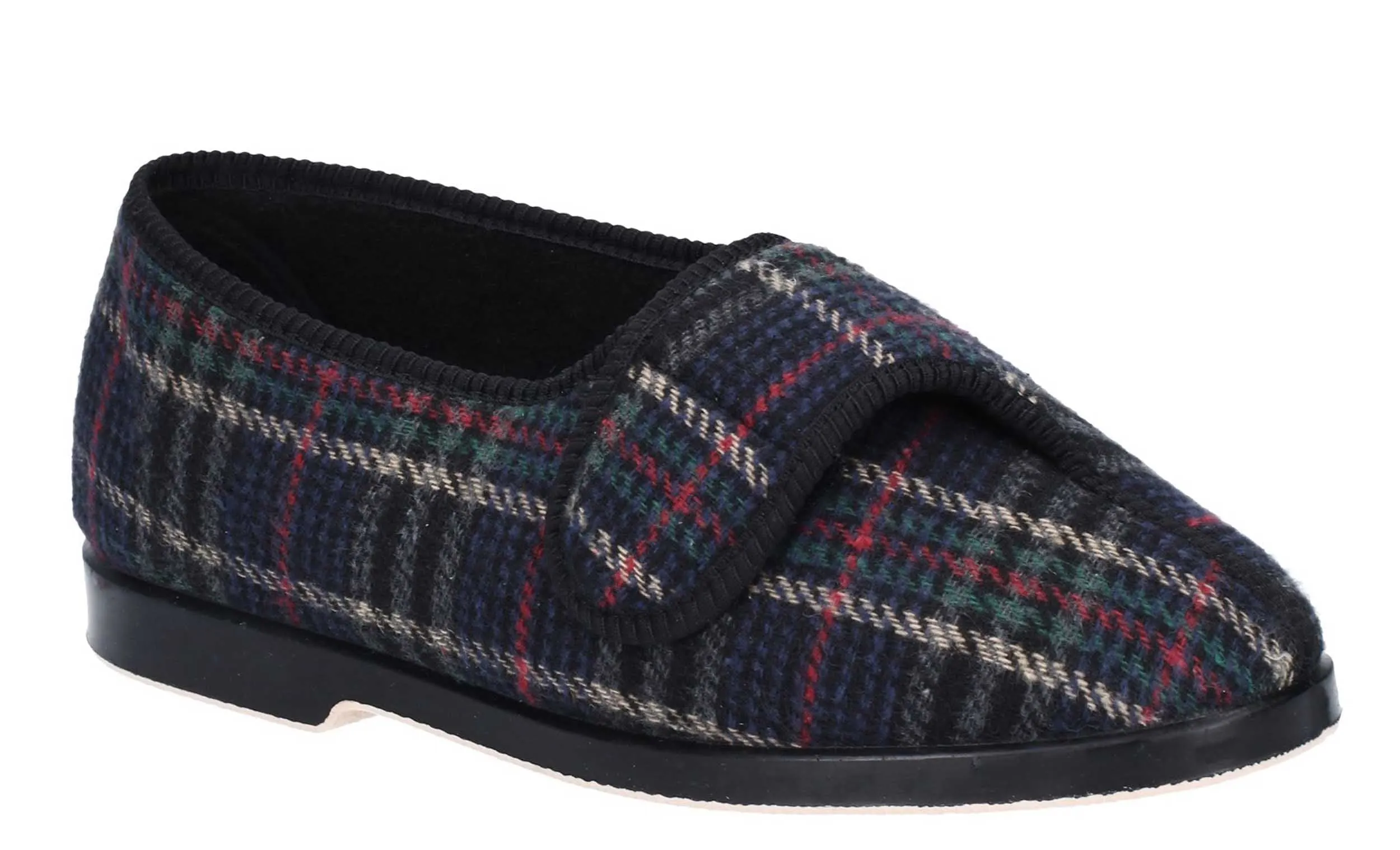 Bow Slippers GBS Bill Mens Touch Fastening Full Slipper