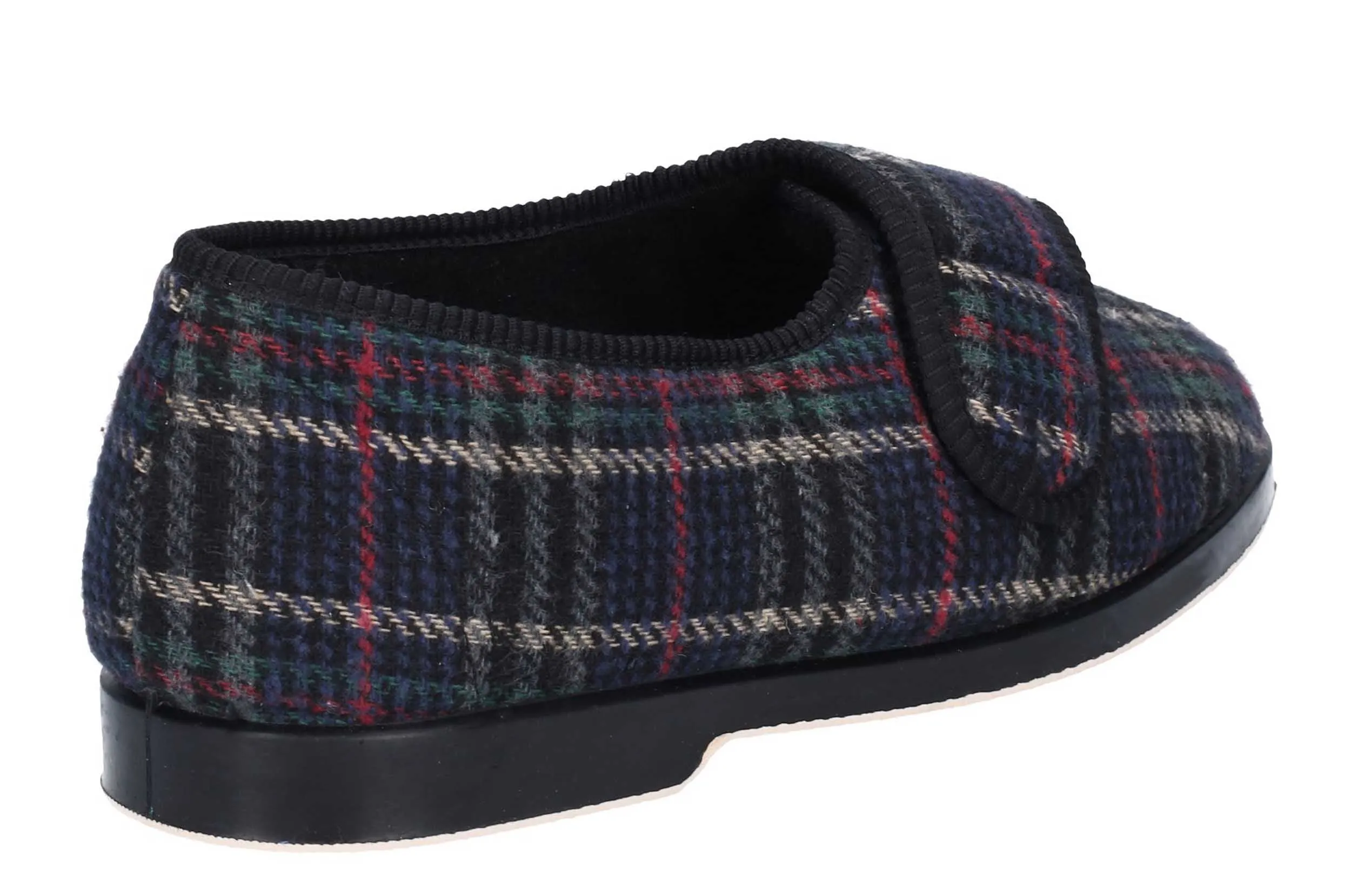 Vibi Venezia Slippers GBS Bill Mens Touch Fastening Full Slipper