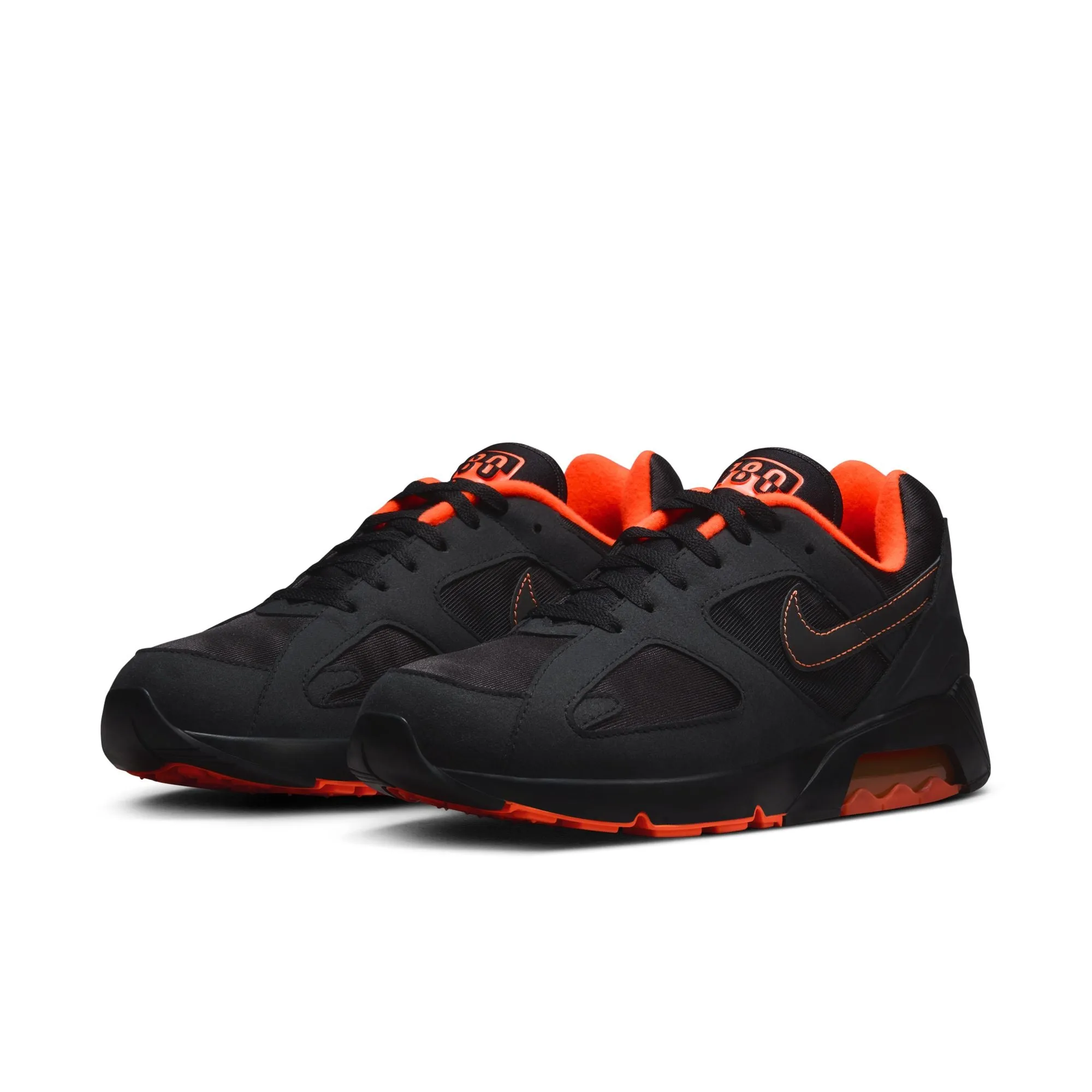 Asics Gel Rocket Badminton Shoes Air 180 'Black and Hyper Crimson'