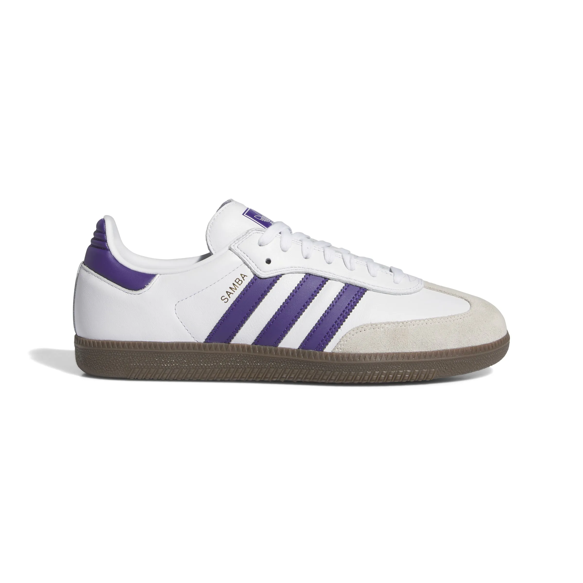 Adidas - Samba ADV in Cloud White/Core Purple/Gold Metallic Adidas Kaptir 2.0 Running Shoes