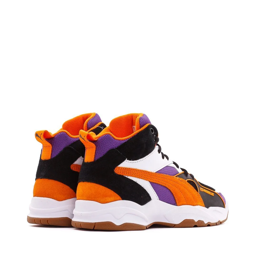 Puma Performer Mid x The Hundreds Black Persimmon Orange Men 371384-01 Asics Versablast 3 Running Shoes