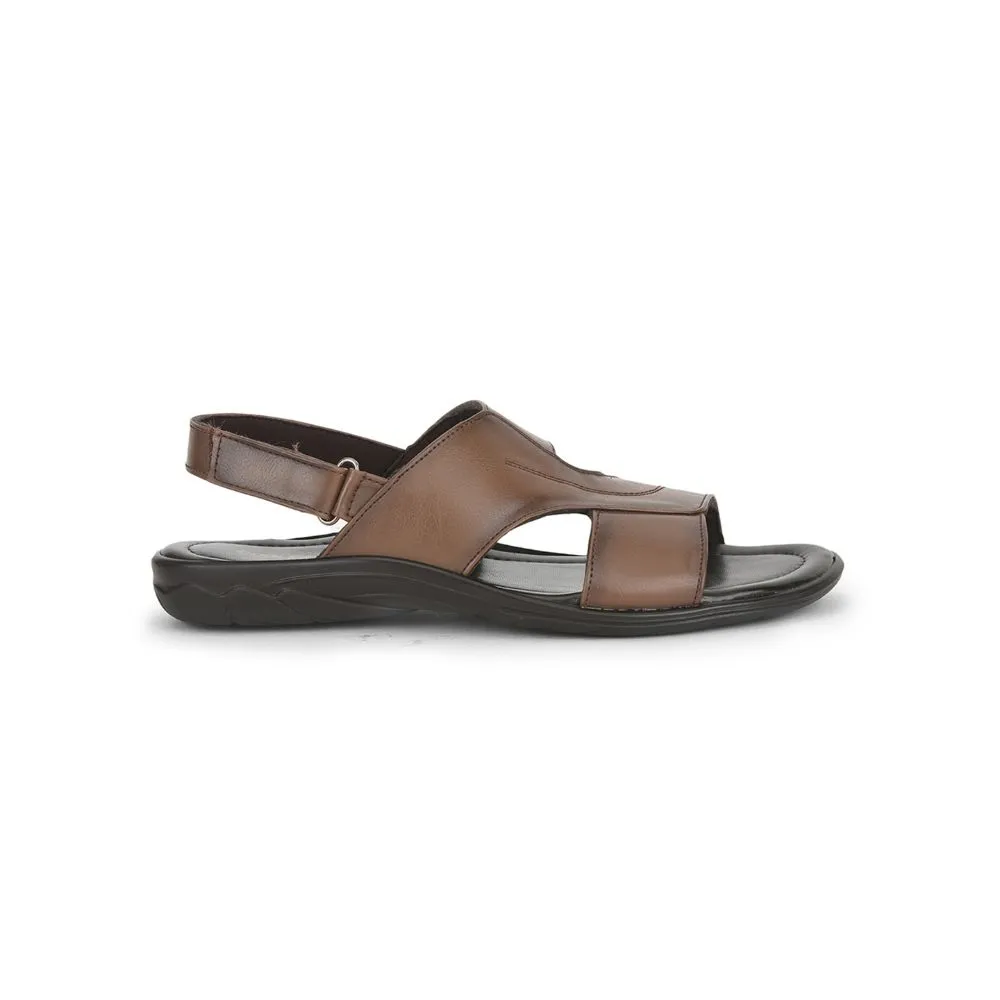 Coolers Casual Tan Sandal For Men LB-322E By Liberty Echo Sandals