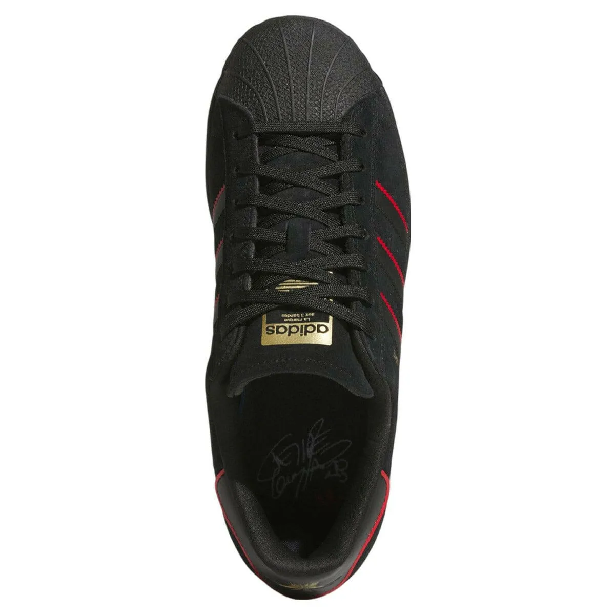 Copa Mundial Adidas Shoes Adidas - Superstar Adv X Felipe Gustavo Shoes Black/Scarlet