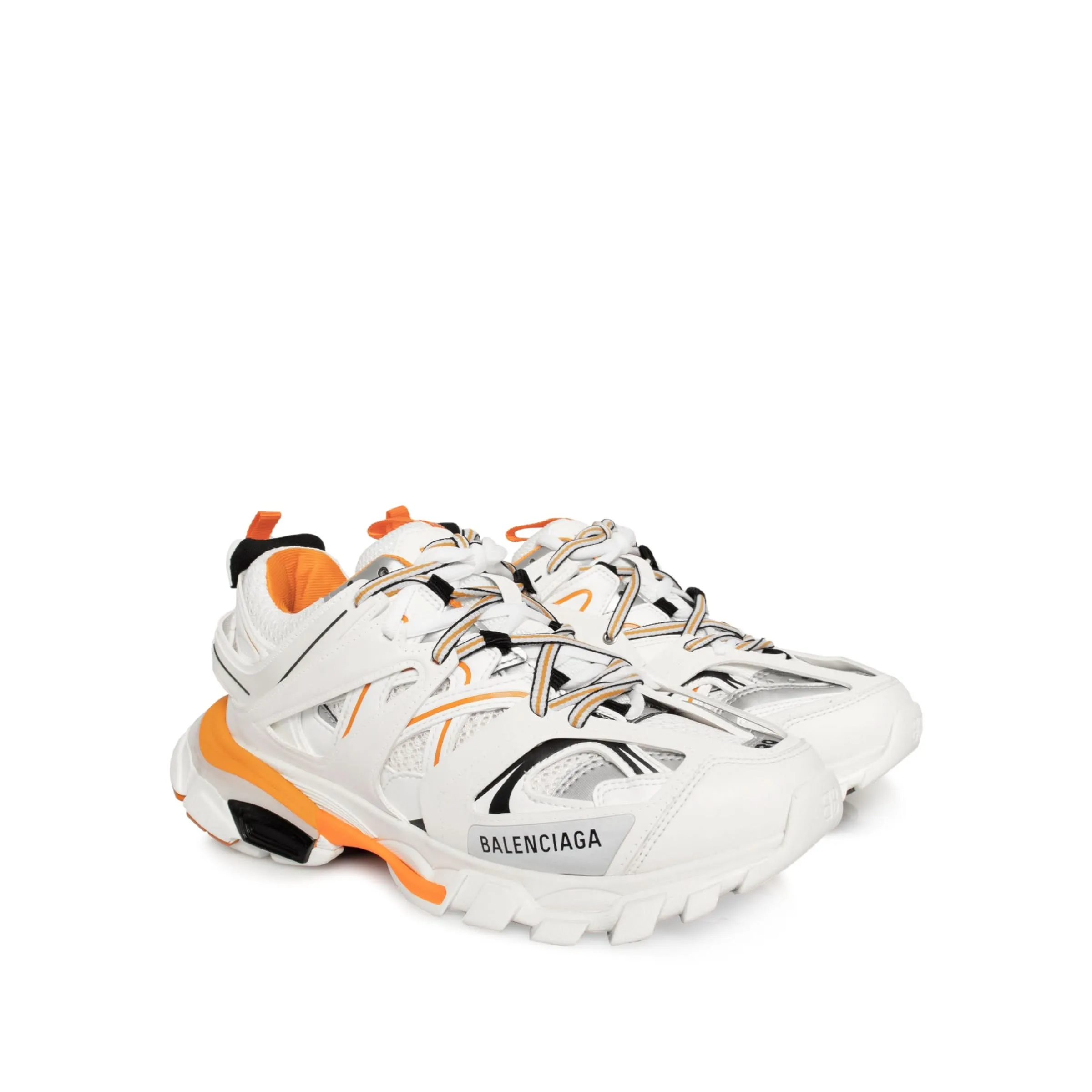 Fitflop Sneakers Track Sneakers in White/Orange