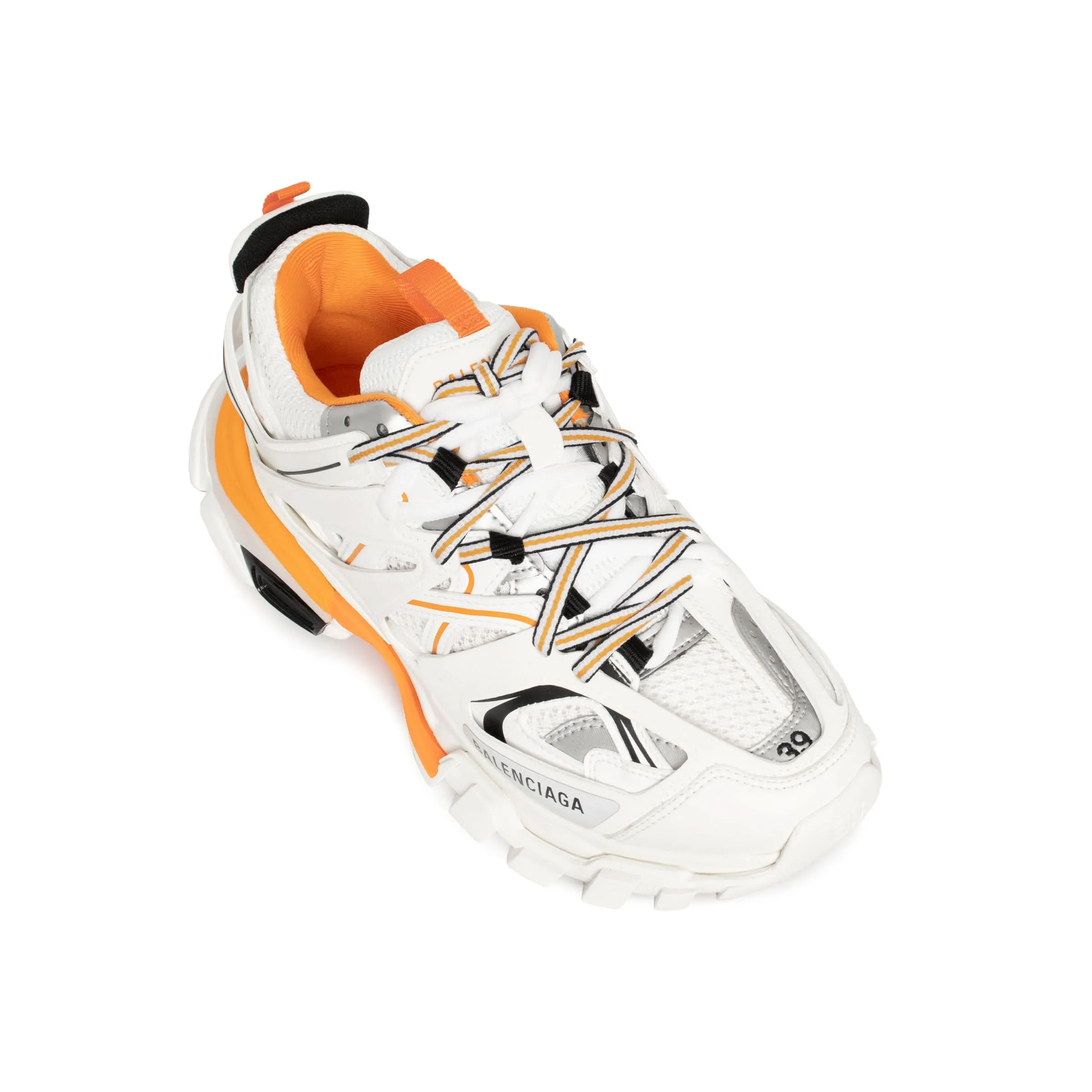 Zerotre Sneakers Track Sneakers in White/Orange