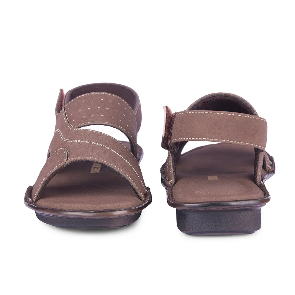 Coolers By Liberty Mens LIONARDO Camel Casual Sandal Stacy Sandals