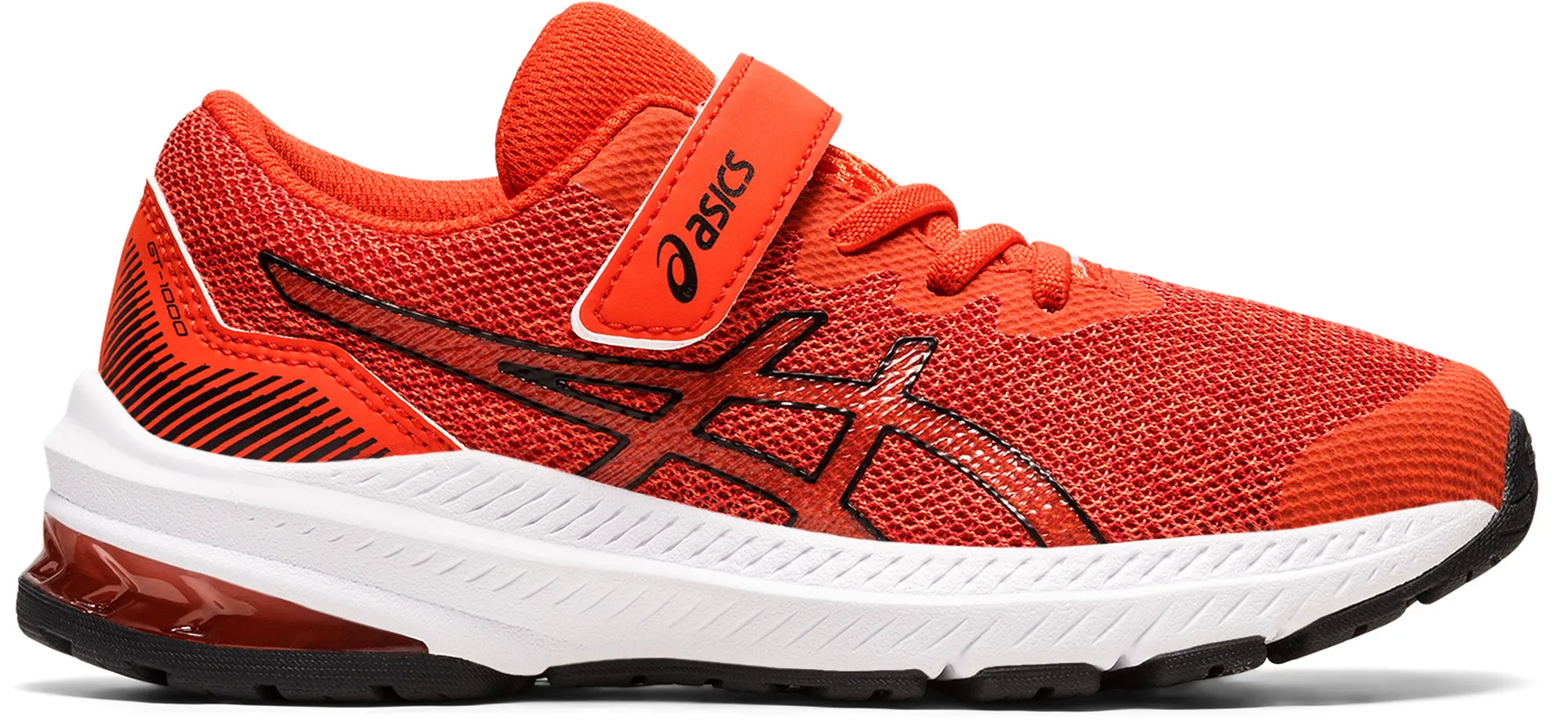 Asics GT 1000 11 PS Junior Running Shoes - Red Asics Gel Rocket Court Shoes