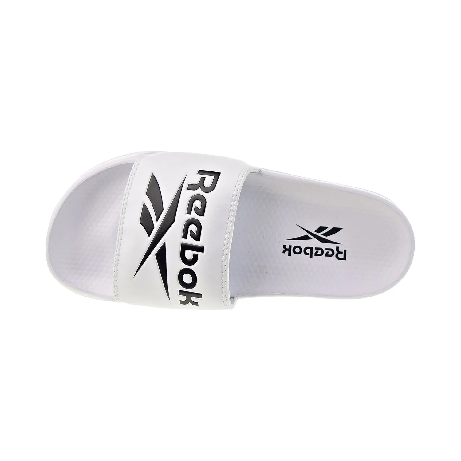 Reebok Classic Men's Slides White-Black Slippers Denim