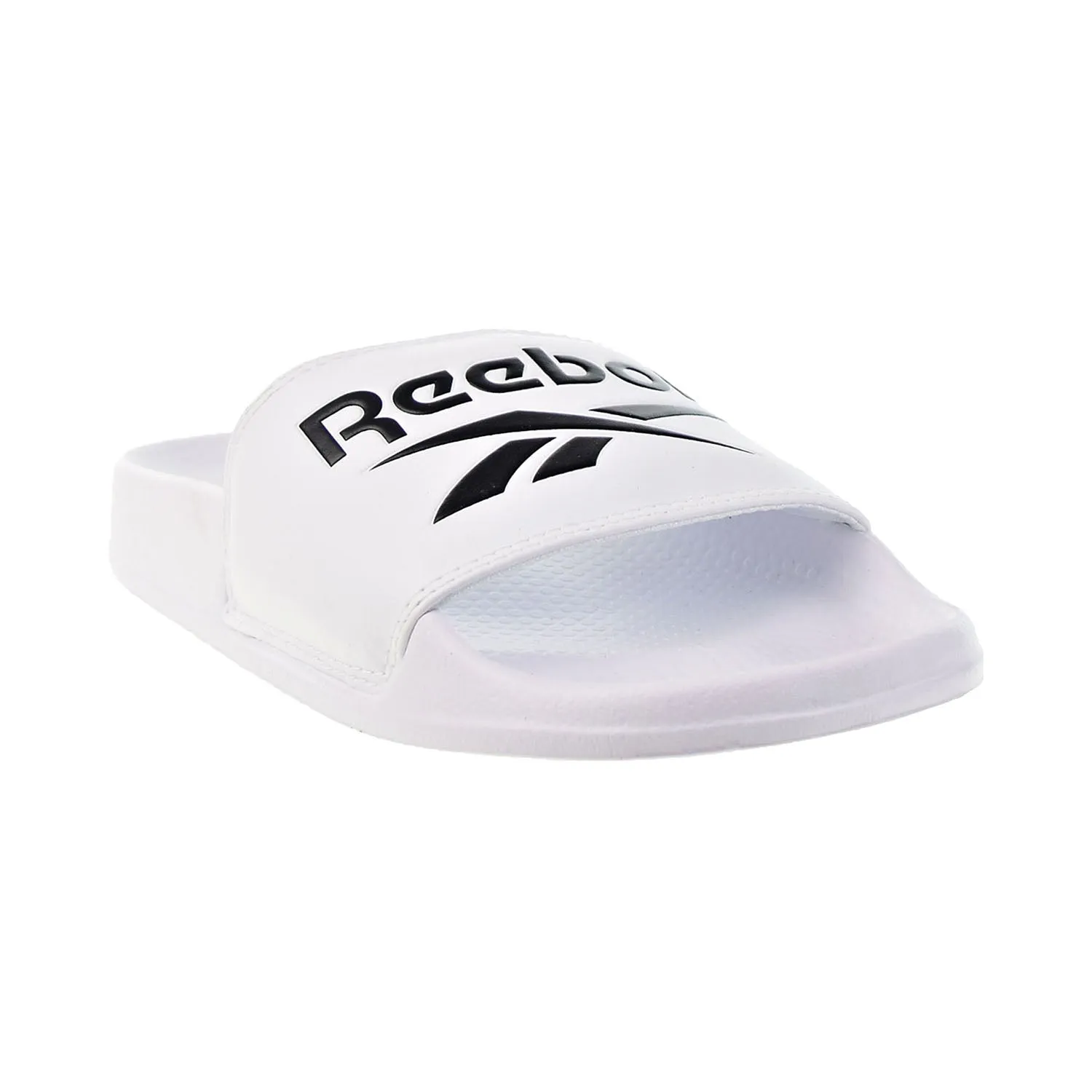 Arch Heel Support Slippers Reebok Classic Men's Slides White-Black