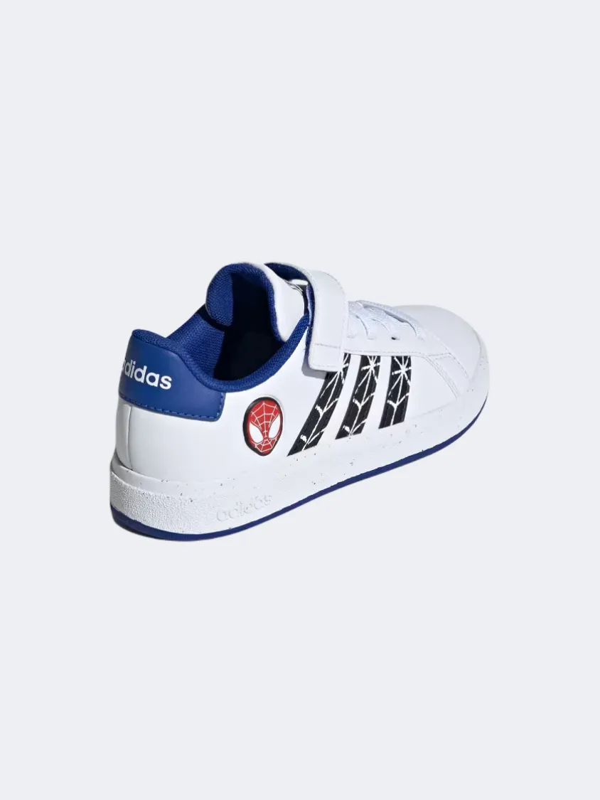 Adidas Samba Adv Skate Shoes Adidas Grand Court Spider Ps-Boys Sportswear Shoes White/Black/Blue