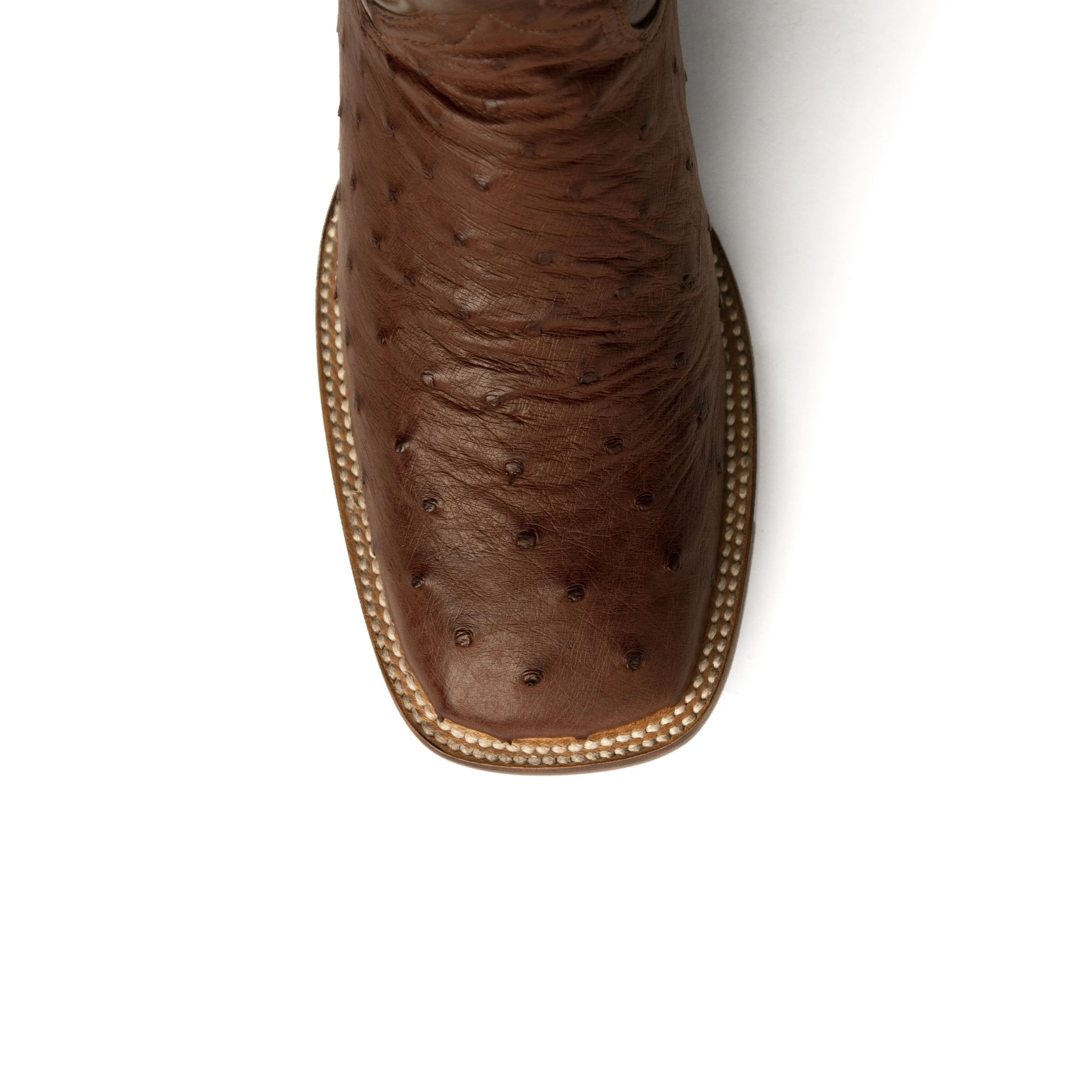 FERRINI COLT KANGO TABACCO FULL QUILL OSTRICH BOOT Boots Wide Width Calf