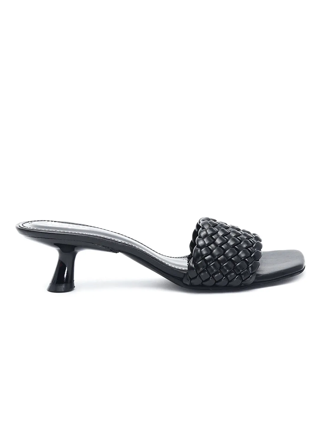 Leopard Print Flat Pointed Shoes Delco Pencil Heel Casual Slip Ons