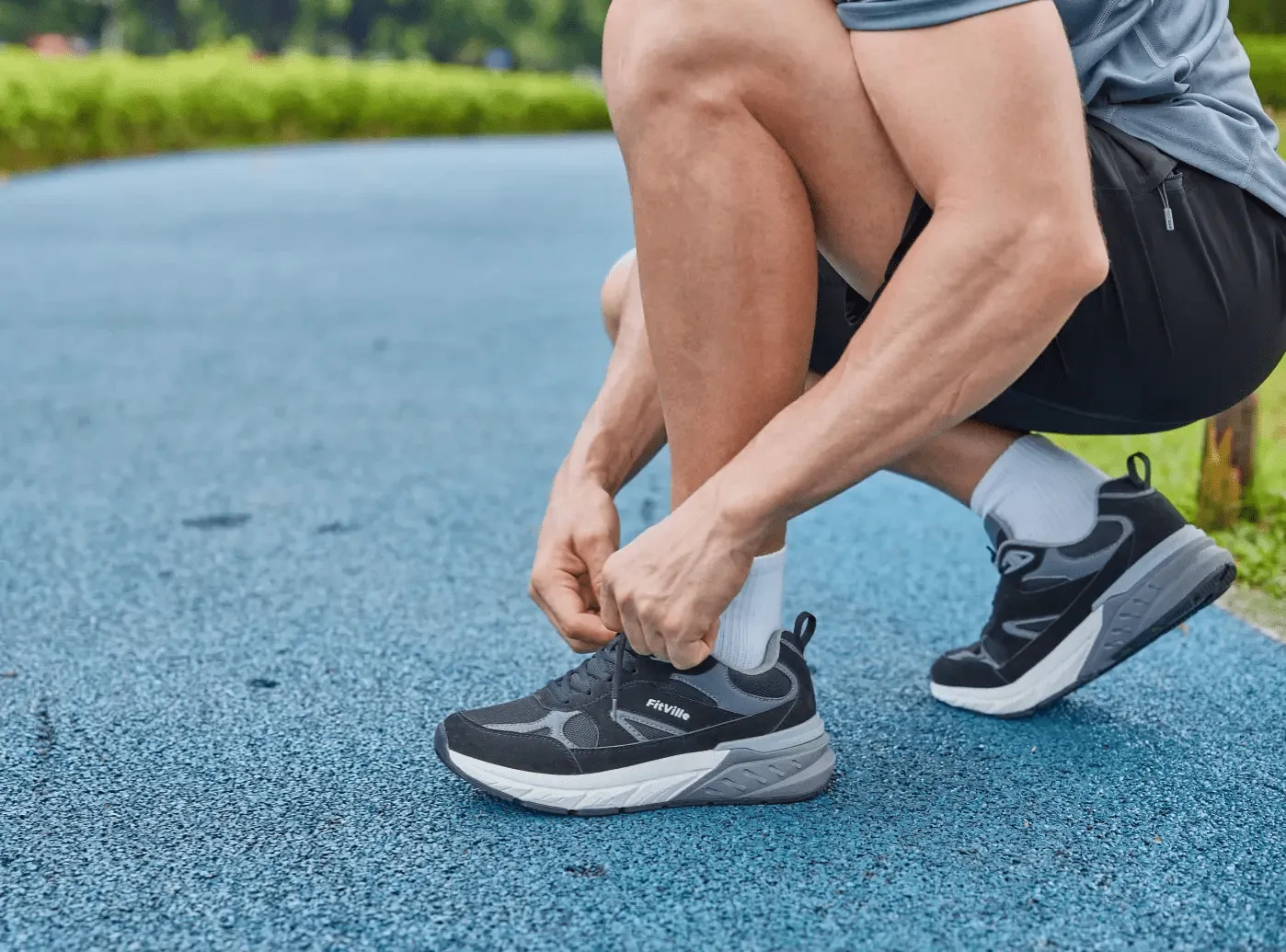 FitVille Men's Rebound Neo Walking Shoes V1 Flats Fishing Shoes