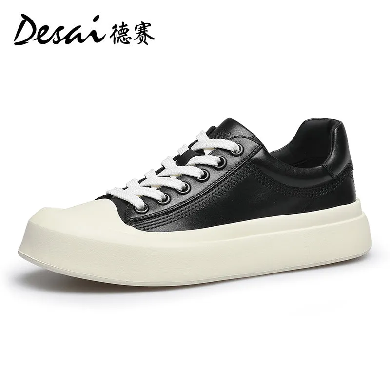 Best Shoes For Plantar Fasciitis And Flat Feet Desai Men's Shoes 2024 Summer New Thin Breathable Flat Board Shoes Sports and Casual Canvas sneakers Little White Shoes for Men DS3071