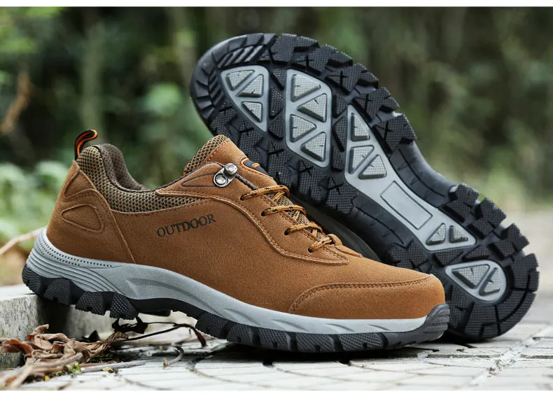 Grounding Hiking Shoes DopeStride leren waterdichte orthopedische wandelschoenen