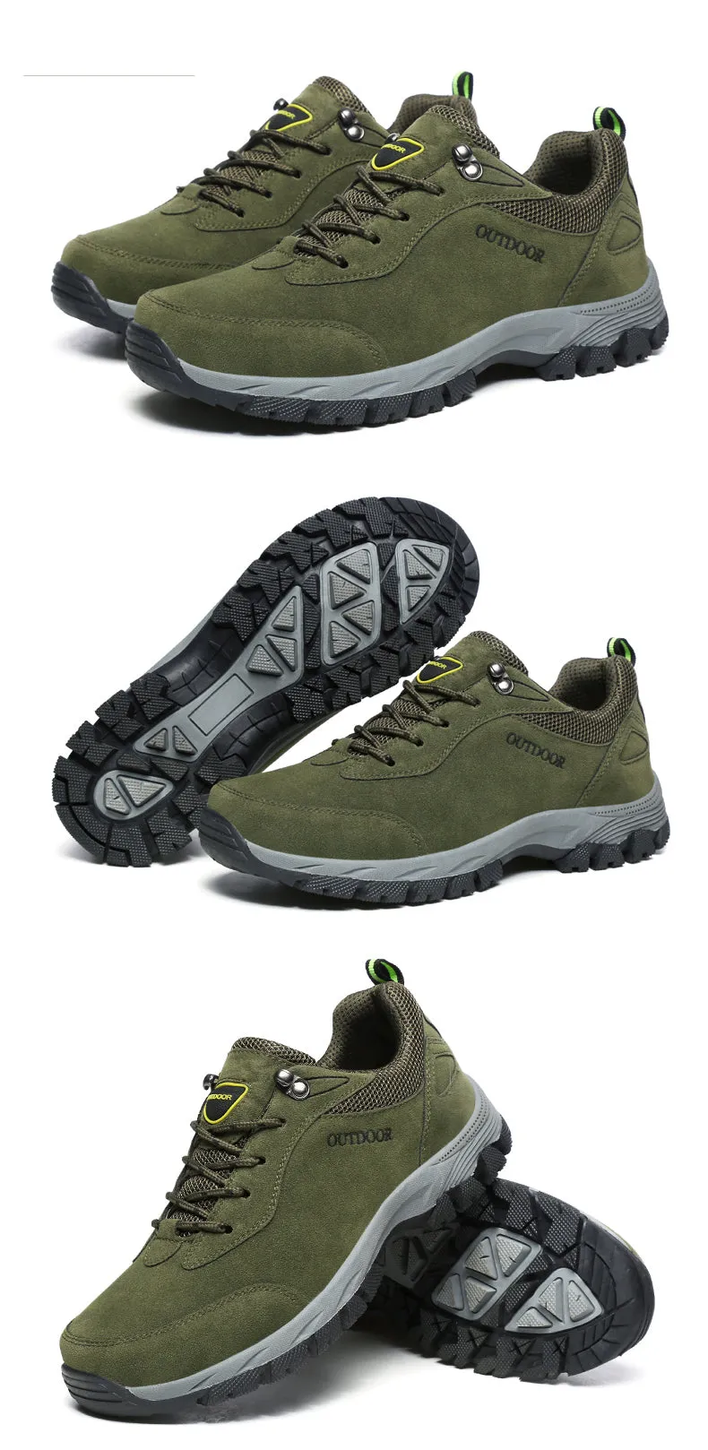 DopeStride leren waterdichte orthopedische wandelschoenen Step In Hiking Shoes