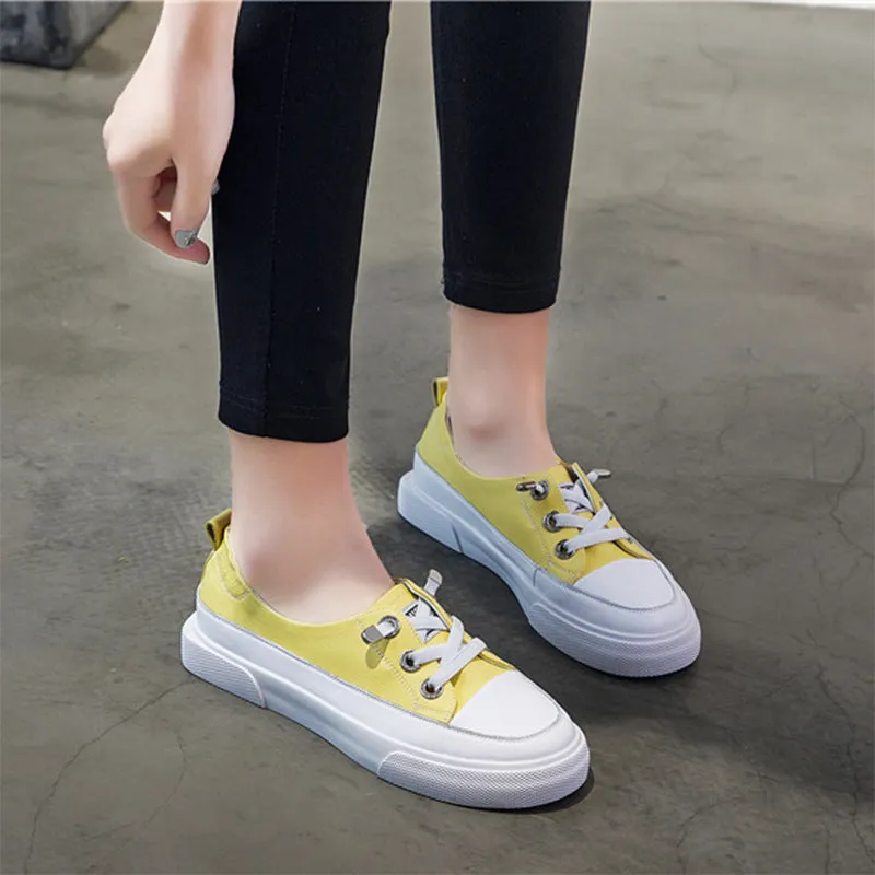 Ins Leather White Shoes Women Wild Korean Flat Women's Shoes Bridal Party Shoes Flats