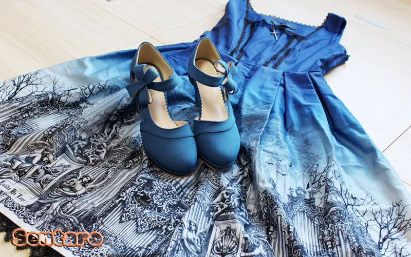 Sentaro GIN. Matte CLA Lolita Heels Shoes Waterproof Walking Shoes Reviews