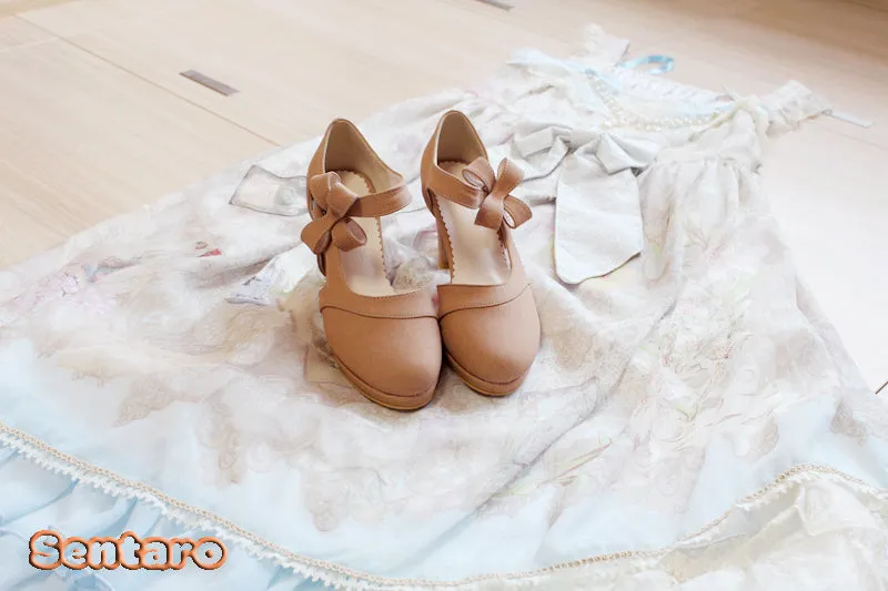 Disposable Waterproof Shoe Covers Sentaro GIN. Matte CLA Lolita Heels Shoes