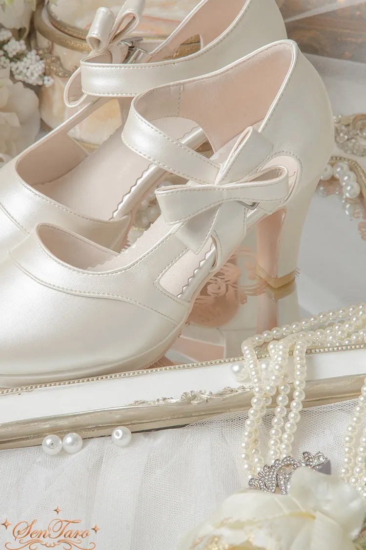 Sentaro GIN. Matte CLA Lolita Heels Shoes Waterproof Shoes For Europe Travel