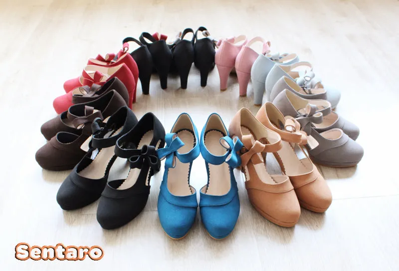 Sentaro GIN. Matte CLA Lolita Heels Shoes Granite Trail Waterproof Shoe