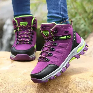 Comfortable Waterproof Shoes Women Boots Waterproof Winter Shoes Hiking Shoes Women High gang Shoes Non-slip Sneakers Shoes For Adult Work Shoes Mujer