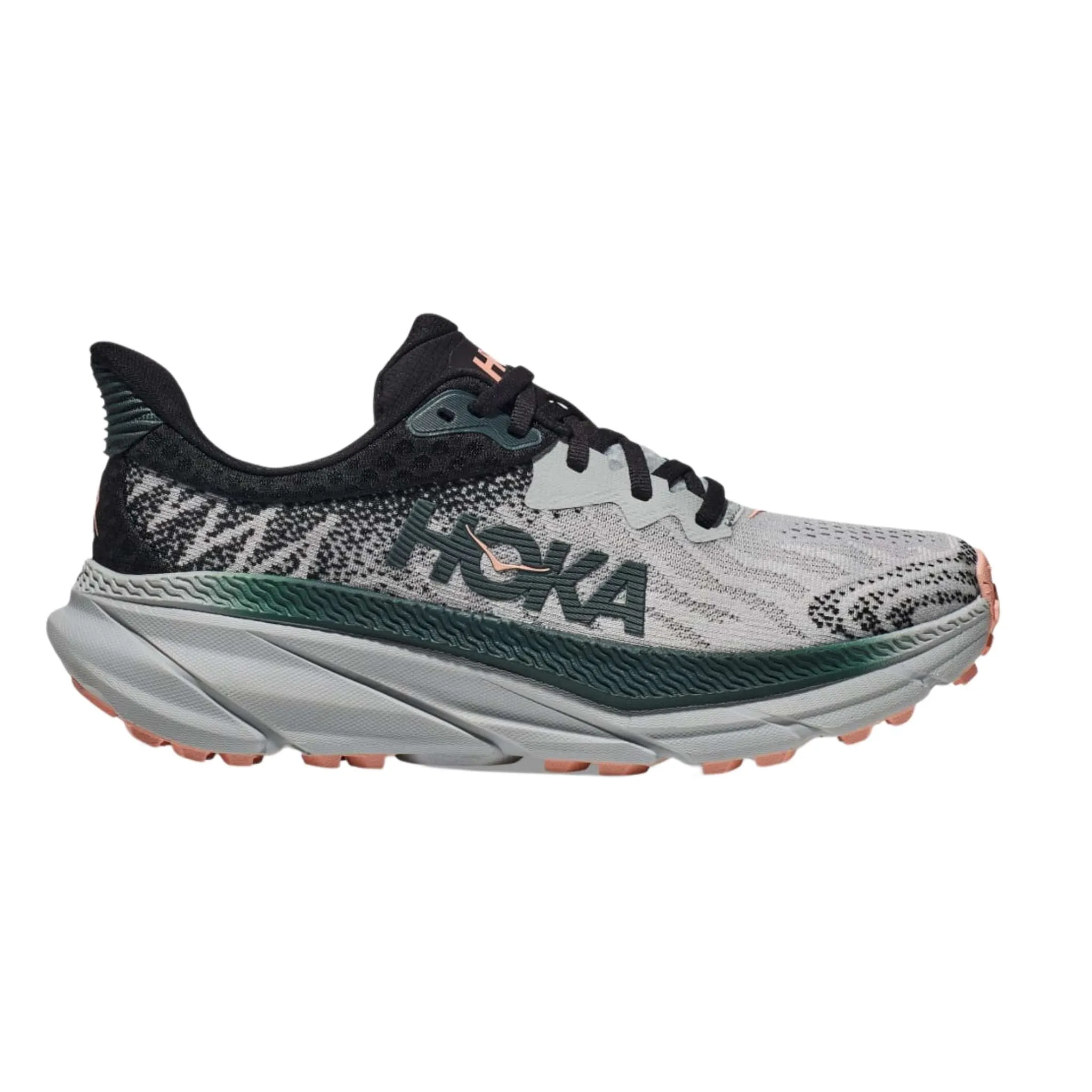 Hoka Clearance Challenger ATR 7 Wide - Womens Hybrid Trail Running Shoes