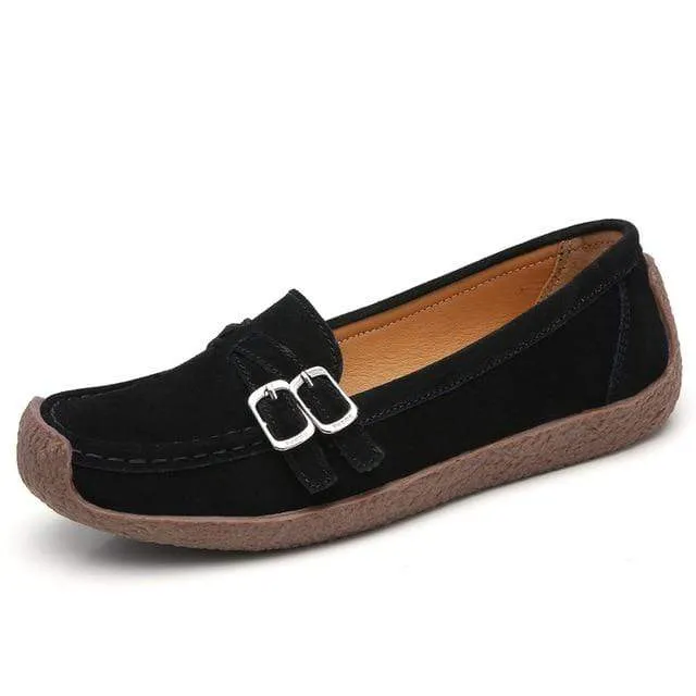 Jeans Smart Casual Shoes EOFK Womens Boat Shoes