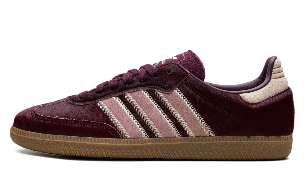 Family Shoes Adidas Adidas Samba OG "Maroon/Sand Strata/Pony"