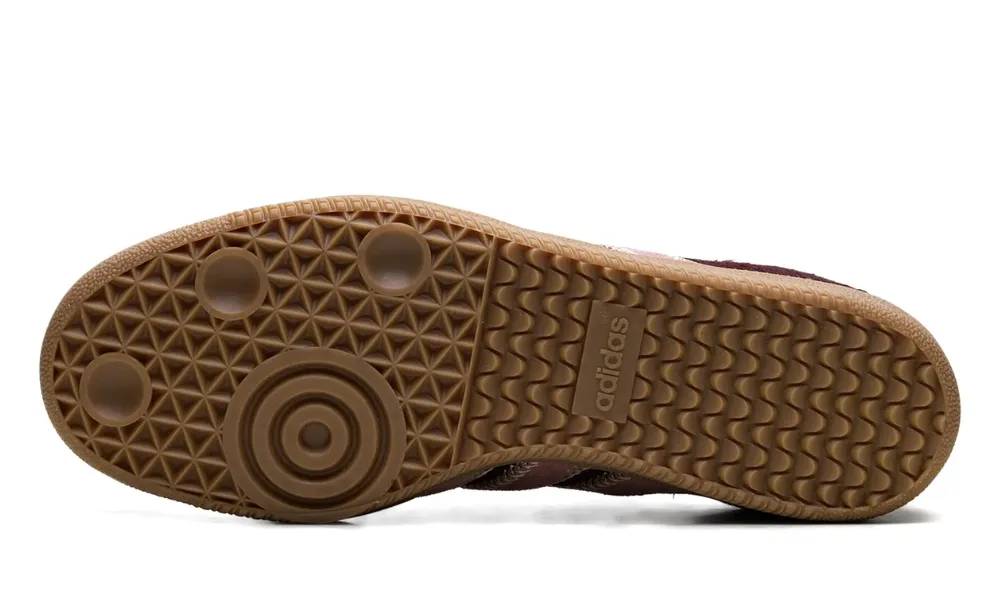 Adidas Samba OG "Maroon/Sand Strata/Pony" Adidas Shoes With Fur