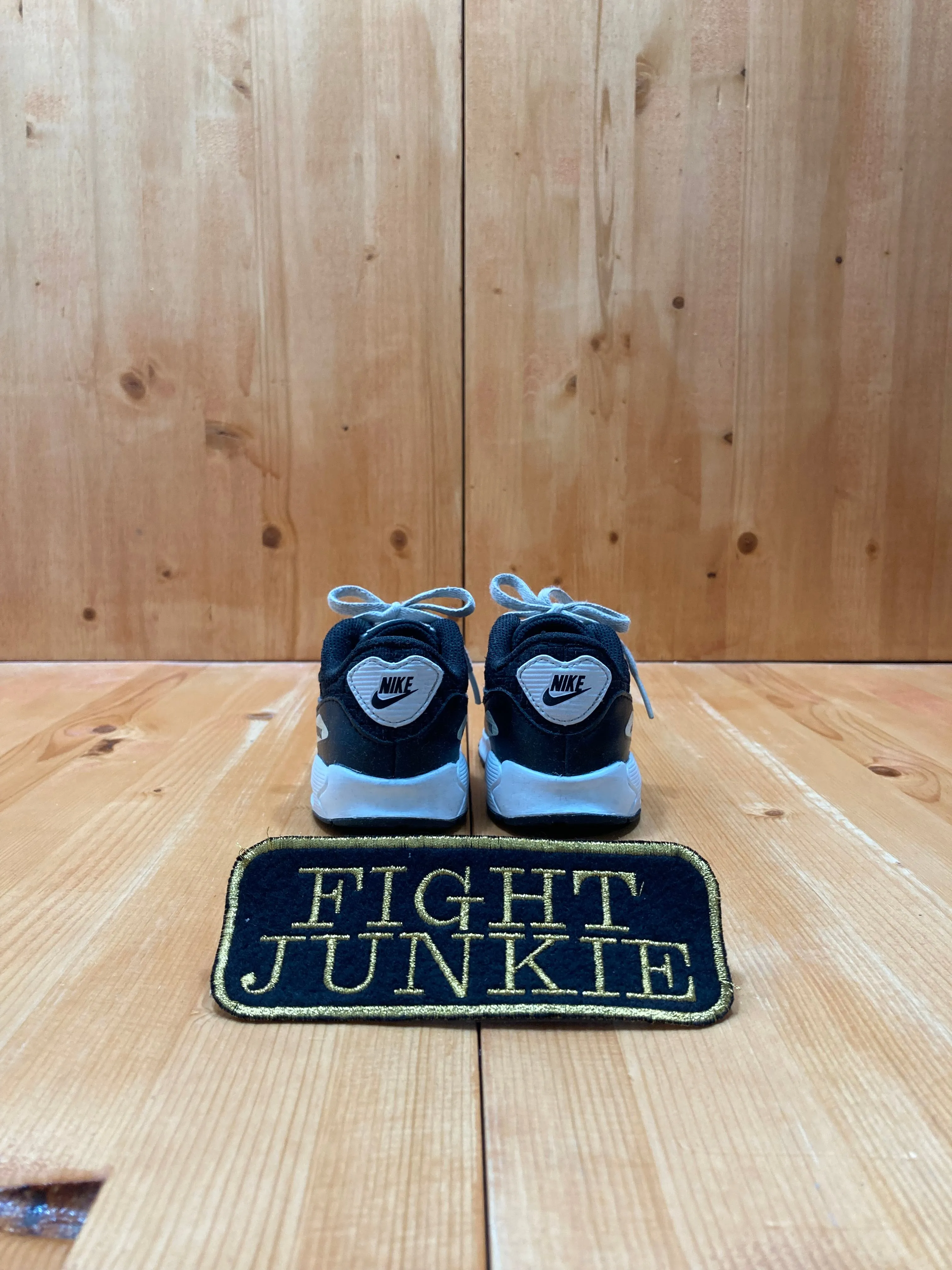 NIKE AIR MAX Toddler Kids Size 8C Leather Fabric Shoes Sneakers Black White 724884-101 Asics 33 Fa Running Shoe