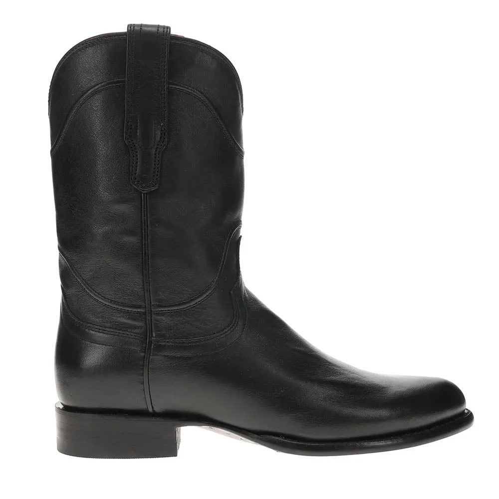 Hermes Boots Earl Goat Round Toe Cowboy Boots