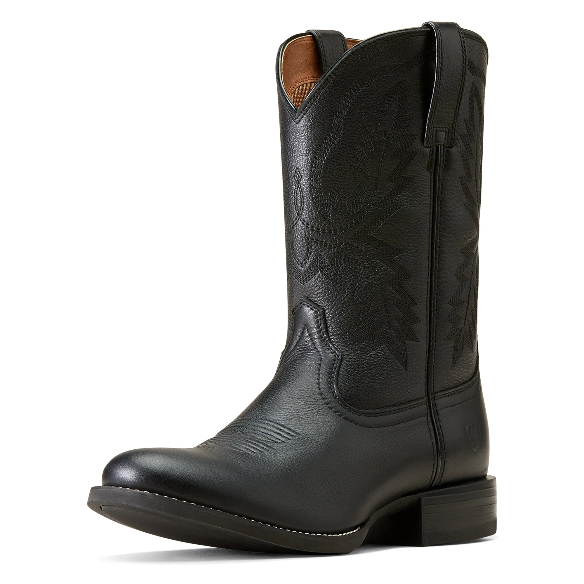 ARIAT BLACK DEERTAN SPORT STRATTEN BOOT White Alpinestars Boots