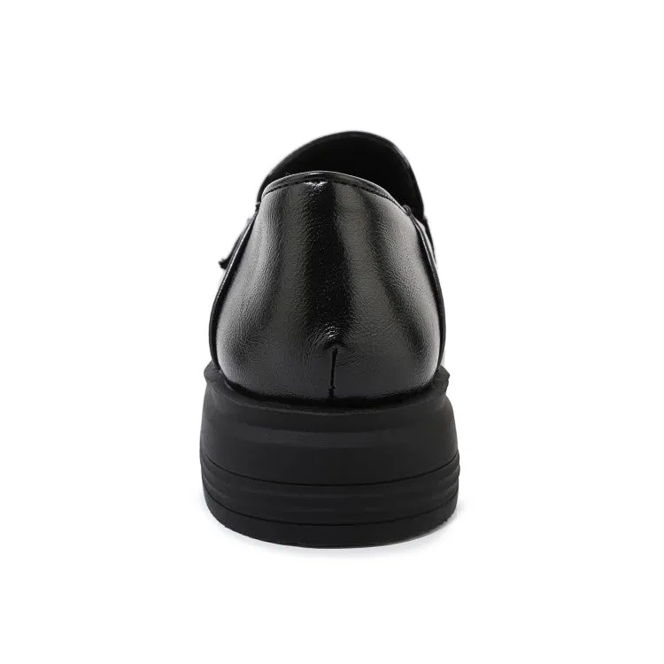 Women's Solid Color Rhinestone Metal Decor Slip on Flats Shoes Ballet Flat Shoes With Arch Support