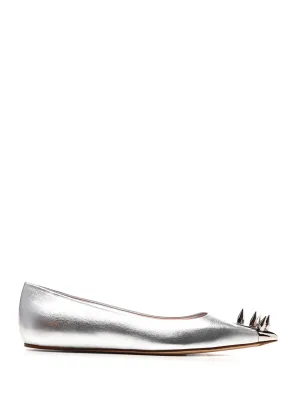 Alexander McQueen Spike Studded Ballerina Flats Espadrilles Shoes