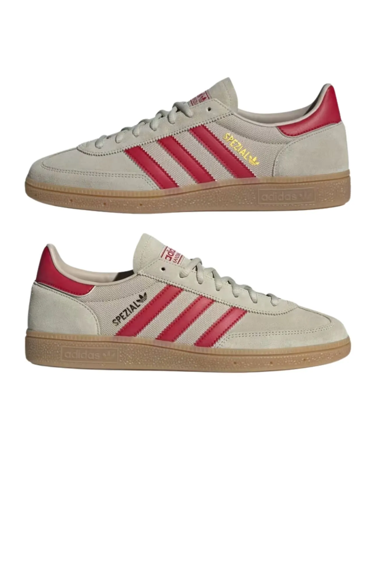 Handball Spezial Grey Red Wonder Beige Adidas Basketball Shoes Size 16