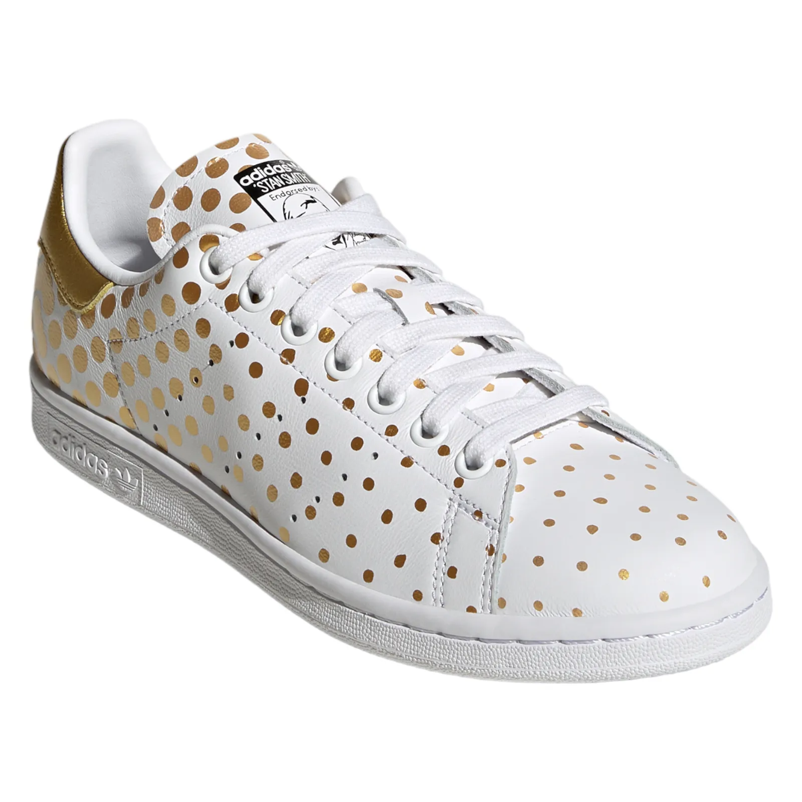 Adidas Size 7 Shoes adidas Originals Womens Stan Smith Shoes - White Gold