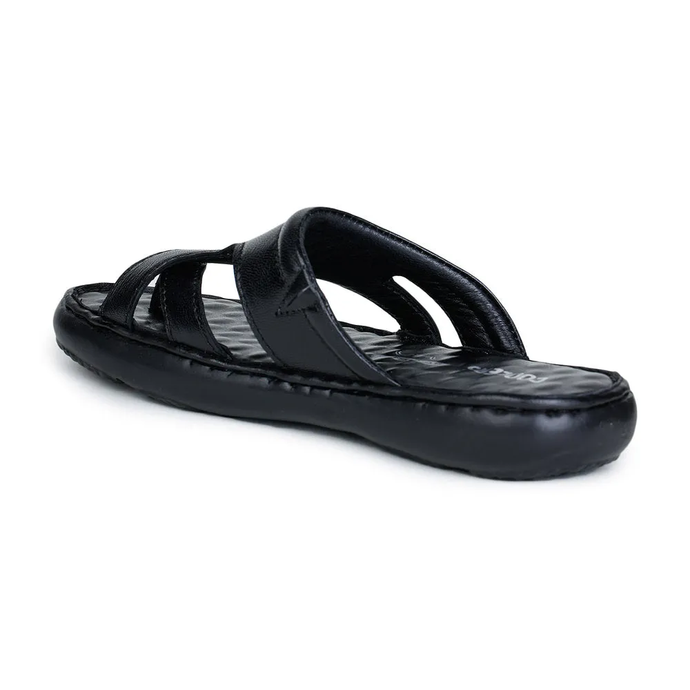 Walking Sandals Comfort Coolers Casual Black Toe Ring Slippers For Men MONLIGHT-4 By Liberty