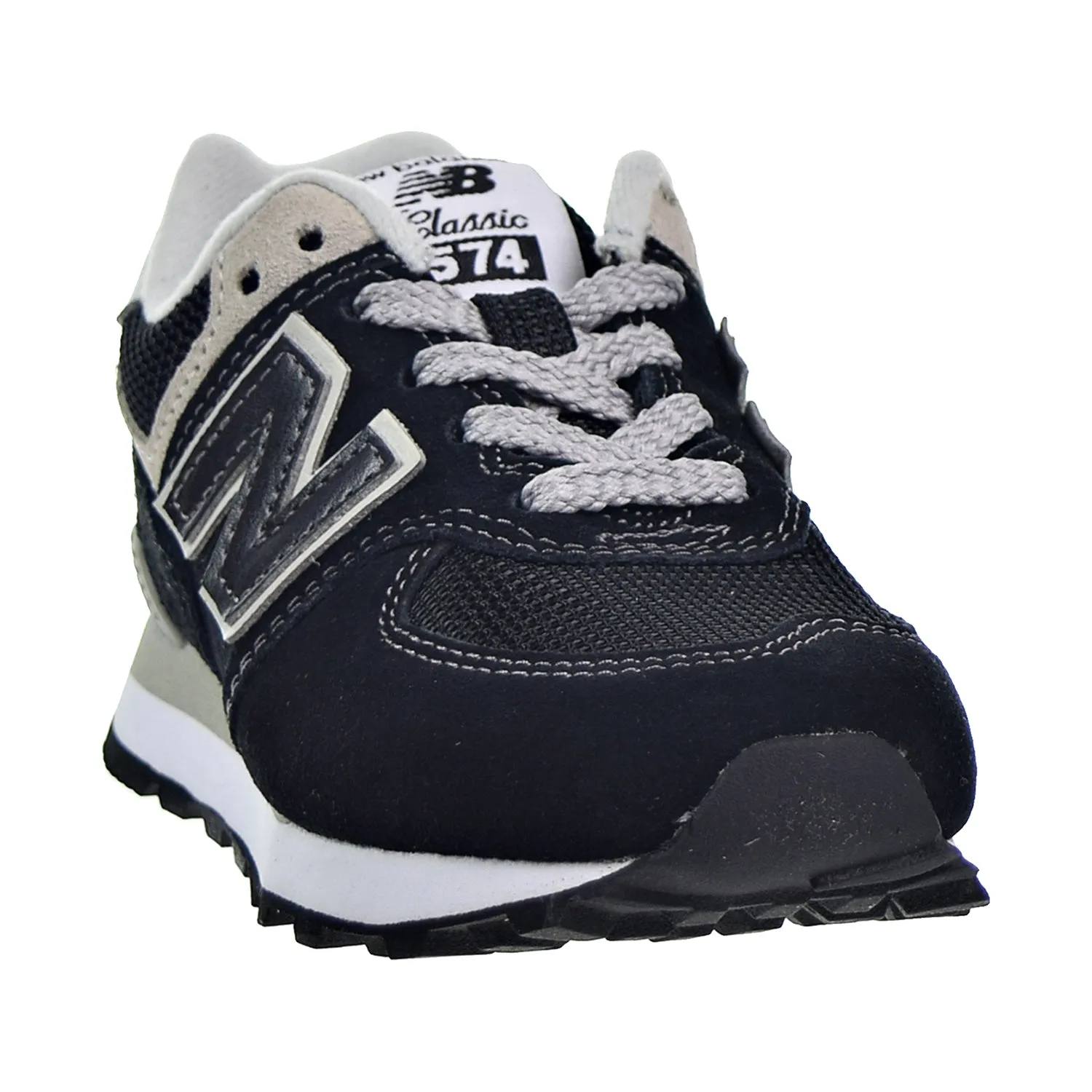New Balance 574 Little Kid's Shoes Black/Grey Ct300 New Balance