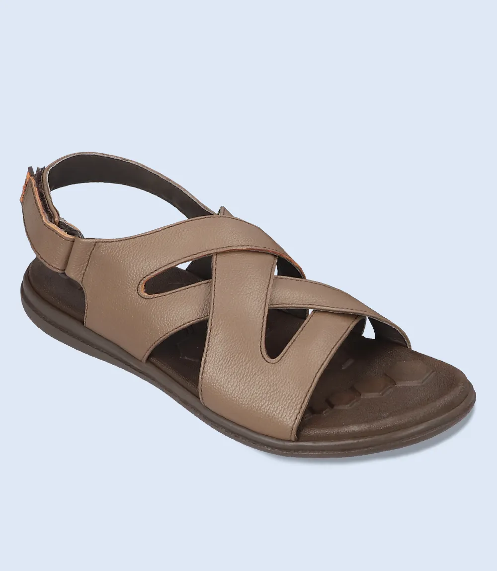 Flip Flops To Sandals BM5901-BROWN-Men Sandal