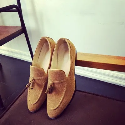 Casual Mens Shoes Suede Leather Men Loafers Moccasins Fashion Low Slip On Men Flats Shoes oxfords Shoes EPP126 White Shoes Amazon