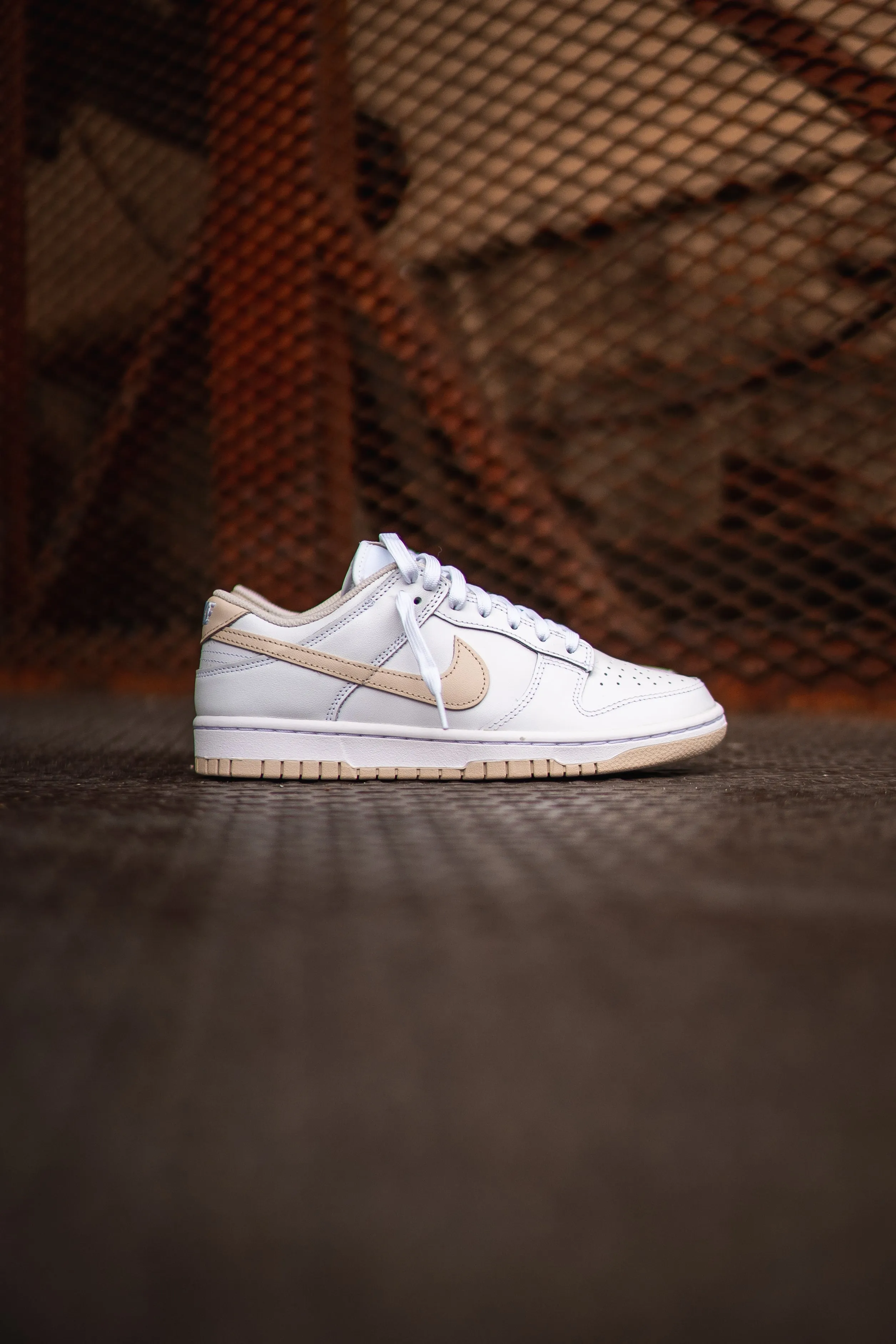 Women Nike Dunk Low (Pearl White) Blue Sneakers