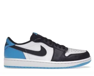 JORDAN 1 RETRO LOW OG BLACK DARK POWDER BLUE Shoes Similar To Asics Kayano