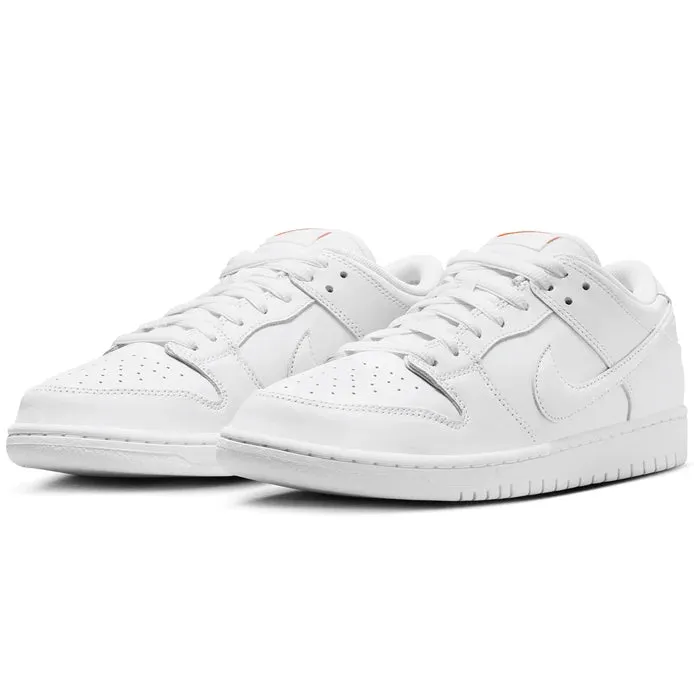 Nike SB Dunk Low Pro Triple White Asics Steel Toe Shoes