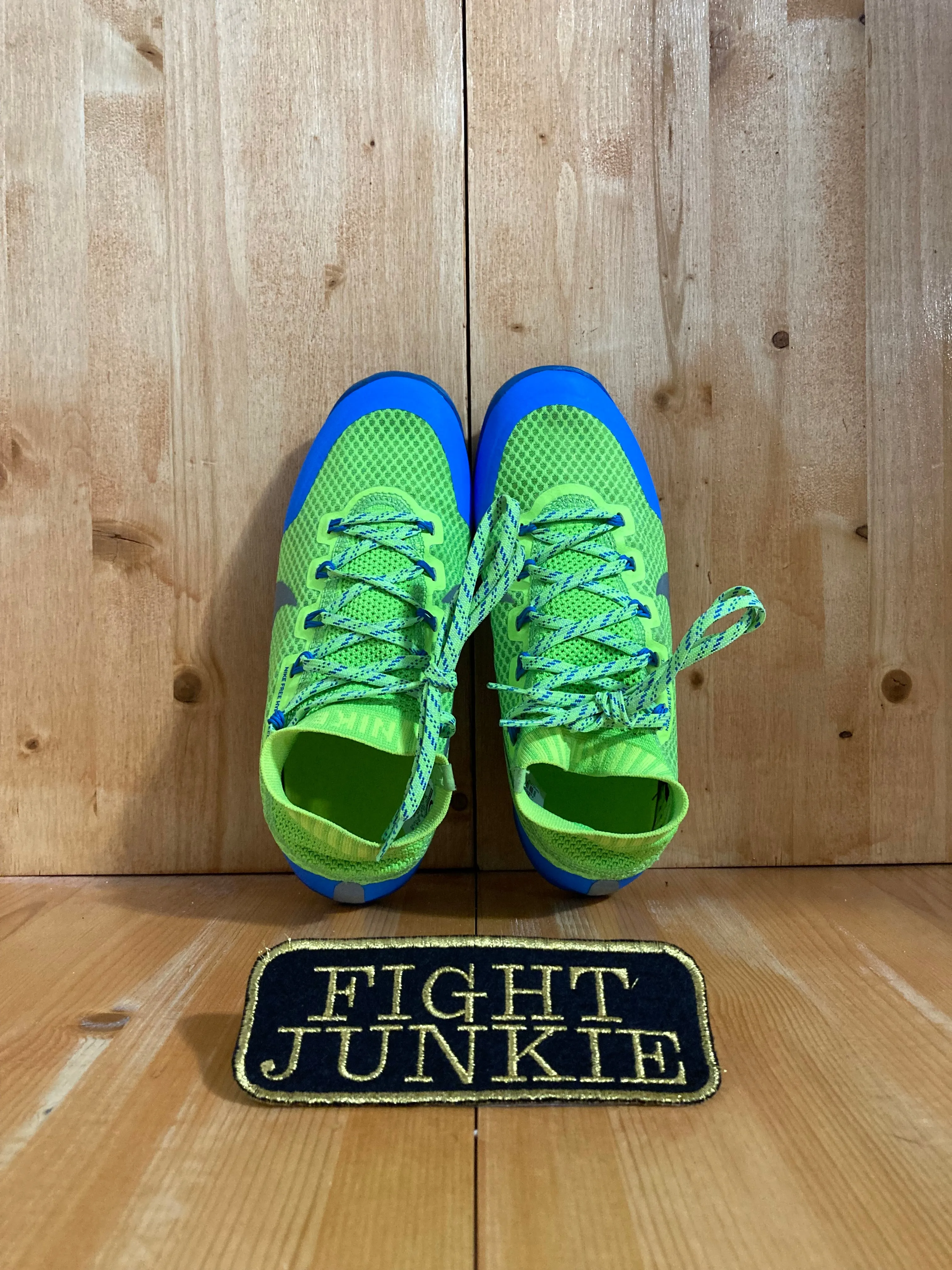 Asics Shoe Size Conversion Chart NIKE FREE HYPERFEEL Women's Size 7.5 Trail Running Shoes Sneakers Green & Blue