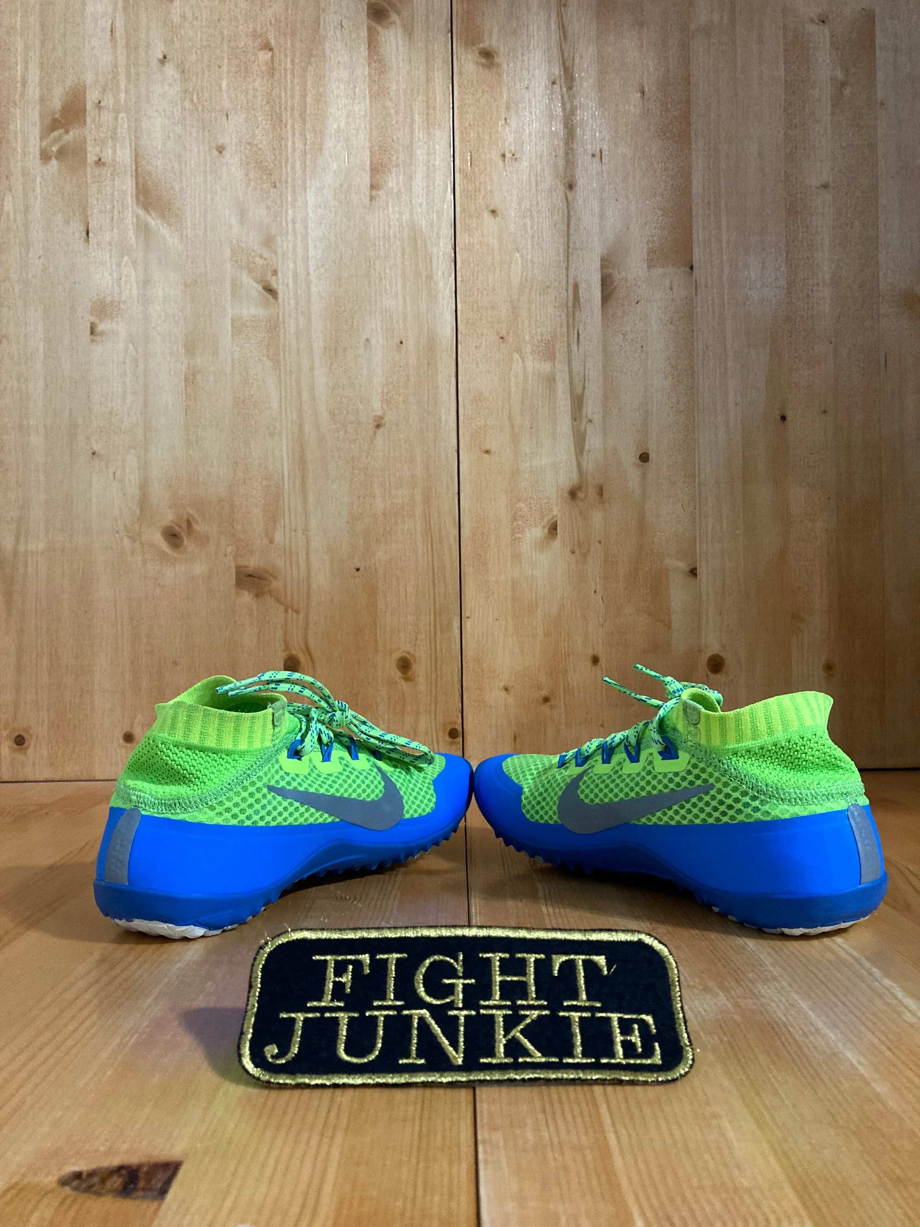NIKE FREE HYPERFEEL Women's Size 7.5 Trail Running Shoes Sneakers Green & Blue Asics Youth Shoe Size Chart